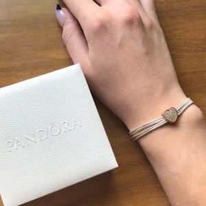 Pandora heart bracelet